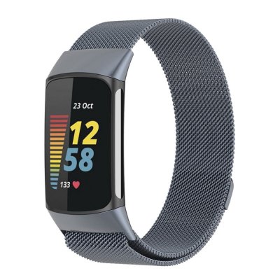 Köp Milanese Loop Armband Fitbit Charge 6 Grå Online