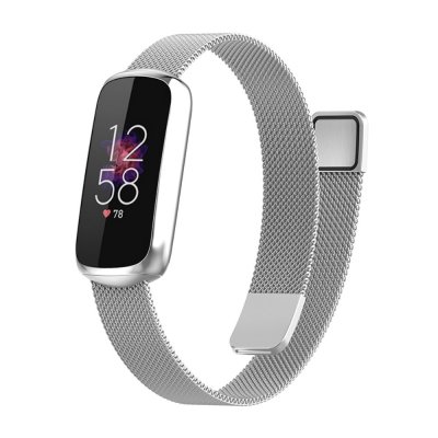 Milanese Loop Armband Fitbit Luxe Silver - Techhuset.se