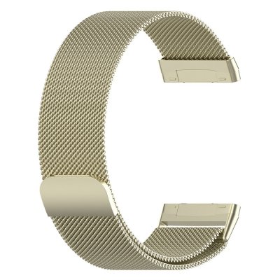 Köp Milanese Loop Armband Fitbit Versa 4/Sense 2 Champagne Guld Online