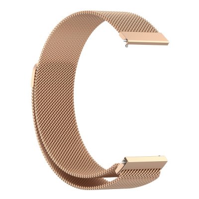 Stilrent och justerbart Milanese Loop armband i roséguld till Garmin Vivoactive 4