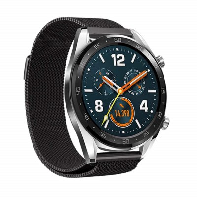 Milanese Loop Armband Huawei Watch GT/GT 2 46mm/GT 2e Svart - Techhuset.se