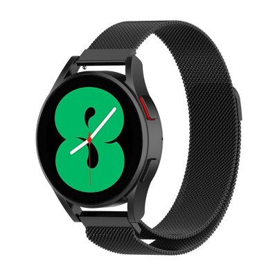 Milanese Loop Armband Samsung Galaxy Watch 4 40mm/Classic 42mm Svart - Techhuset.se
