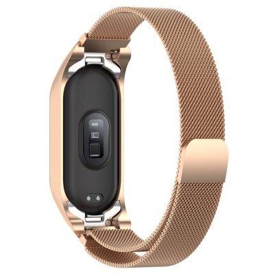 Köp Milanese Loop Armband Xiaomi Mi Band 7 Roséguld Online