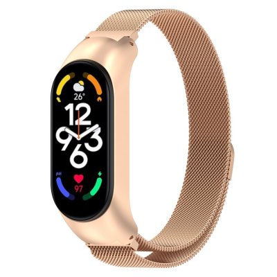 Köp Milanese Loop Armband Xiaomi Mi Band 7 Roséguld Online