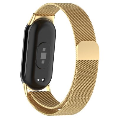 Köp Milanese Loop Armband Xiaomi Smart Band 8 Guld Online