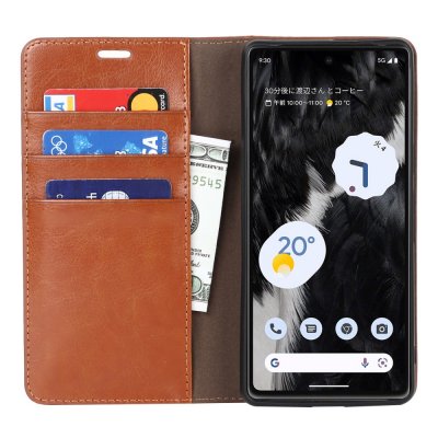 Mobilfodral Google Pixel 7a Brun