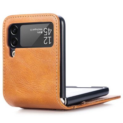 Köp Mobilfodral Samsung Galaxy Z Flip 4 Cognac Online