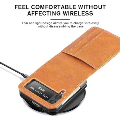 Köp Mobilfodral Samsung Galaxy Z Flip 4 Cognac Online