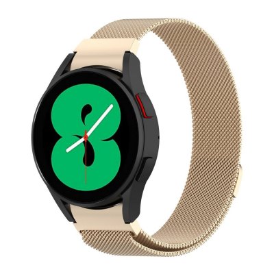 Full Fit Milanese Armband Samsung Galaxy Watch FE Champagne Guld