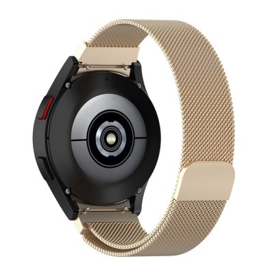 Köp Modern Fit Milanese Armband Samsung Galaxy Watch 5 40/44/Pro 45 mm Champagne Online