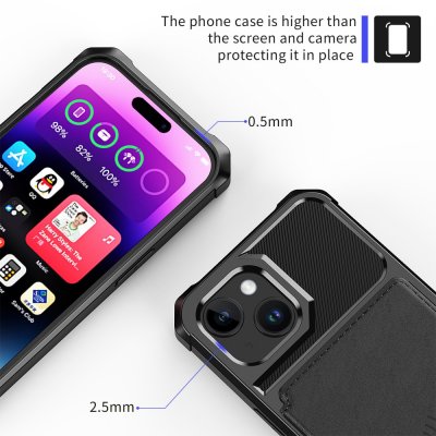 Köp Multi-Slot Case iPhone 15 Svart Online