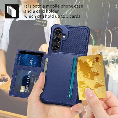 Multi-Slot Case Samsung Galaxy S25 Plus Blå