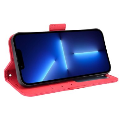 Köp Multi Slot Plånboksfodral iPhone 14 Röd Online