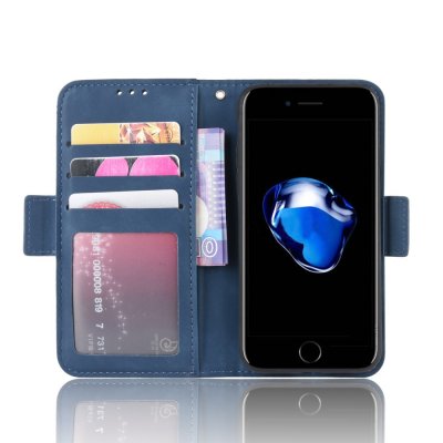 Multi Slot Plånboksfodral iPhone 7/8/SE Blå - Techhuset.se