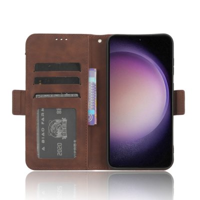 Köp Multi Slot Plånboksfodral Samsung Galaxy S23 FE Brun online