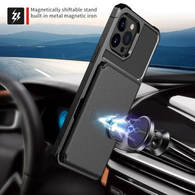 Köp Multi-Slot Skal iPhone 14 Pro Max Svart Online