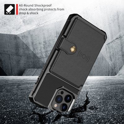 Köp Multi-Slot Skal iPhone 14 Pro Max Svart Online
