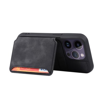 Köp Multi-Slot Skal RFID-skydd iPhone 15 Pro Max Svart online