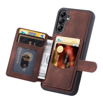 Köp Multi-Slot Skal RFID-skydd Samsung Galaxy S23 FE Brun Online