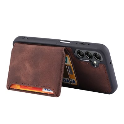 Köp Multi-Slot Skal RFID-skydd Samsung Galaxy S23 FE Brun Online