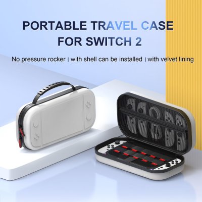 Nintendo Switch 2 Stor Förvaringsväska Med Handtag vit