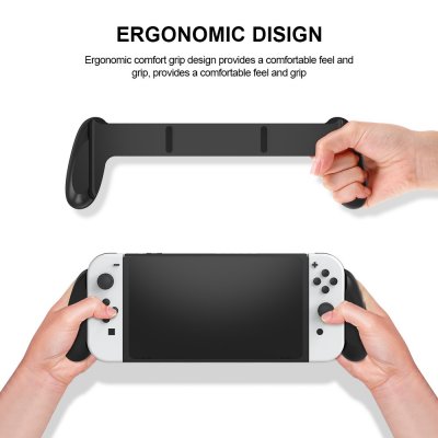 Nintendo Switch OLED Skal Med Ergonomiskt Grepp
