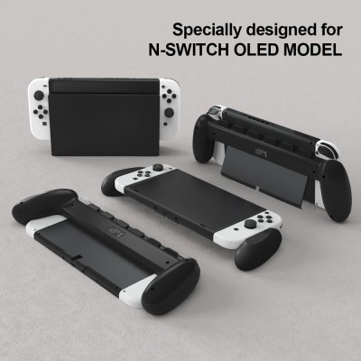 Nintendo Switch OLED Skal Med Ergonomiskt Grepp