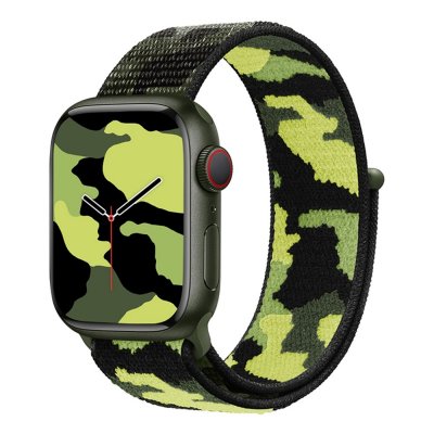 Köp Nylonarmband Apple Watch 38/40/41 mm Kamouflage Grön Online