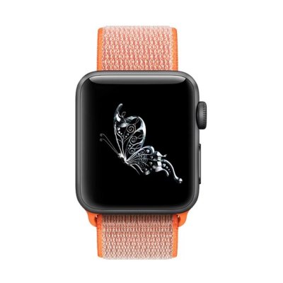 Nylonarmband Apple Watch 41mm Series 9 Orange