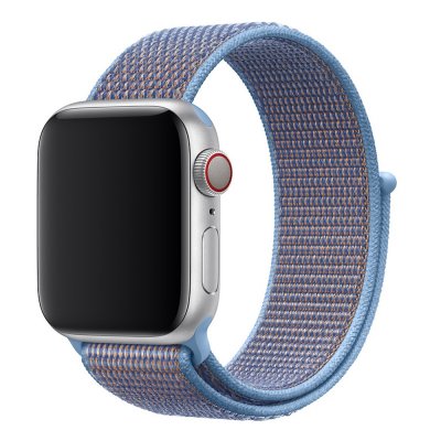 Nylonarmband Apple Watch Series 11 46mm Baby Blå