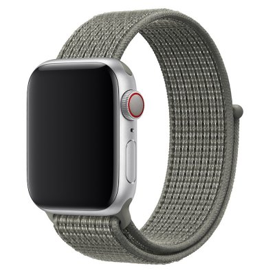 Nylonarmband Apple Watch Series 10 46mm Grå