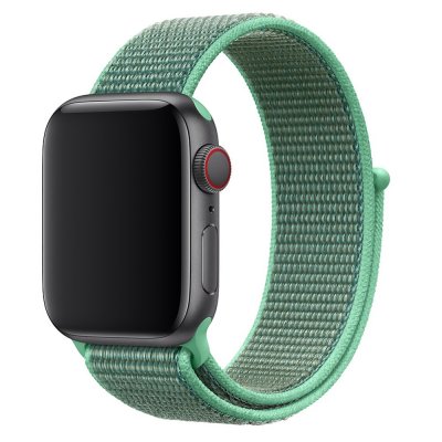 Nylonarmband Apple Watch Series 10 46mm Grön