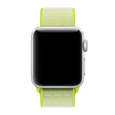 Köp Nylonarmband Apple Watch 45mm Series 9 Gul Online