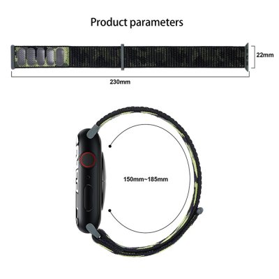 Köp Nylonarmband Apple Watch Ultra 3 49mm Kamouflage Grå Online