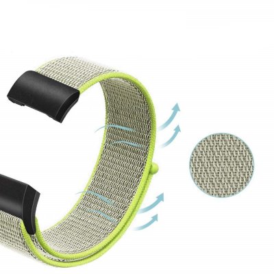 Nylonarmband Fitbit Charge 3/4 Grön - Techhuset.se