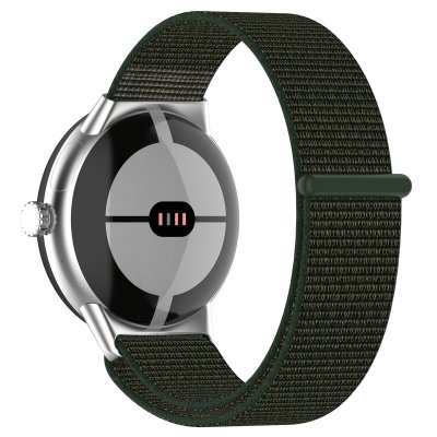 Nylonarmband Google Pixel Watch 4 41mm Mörkgrön