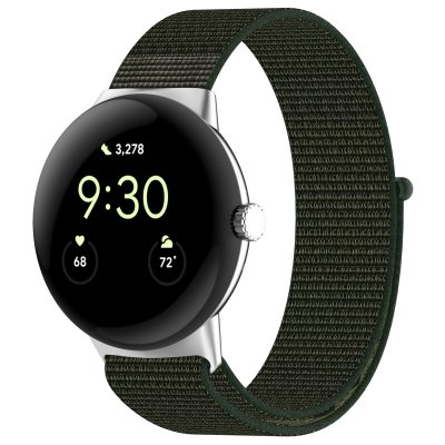 Nylonarmband Google Pixel Watch 2 Grön