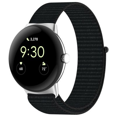 Nylonarmband Google Pixel Watch 4 Svart