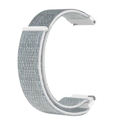 Nylonarmband i grå/vit färg till Garmin Vivoactive 5 – framsida