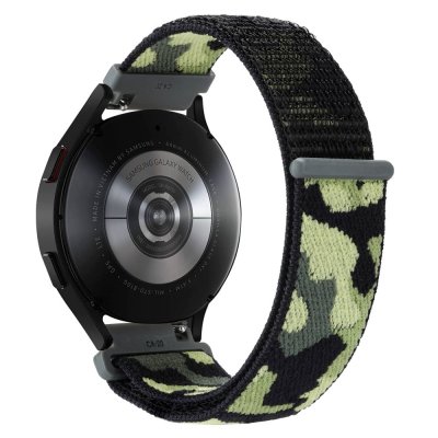 Köp Nylonarmband Samsung Galaxy Watch 5 40/44/Pro 45mm Kamouflage Grön Online
