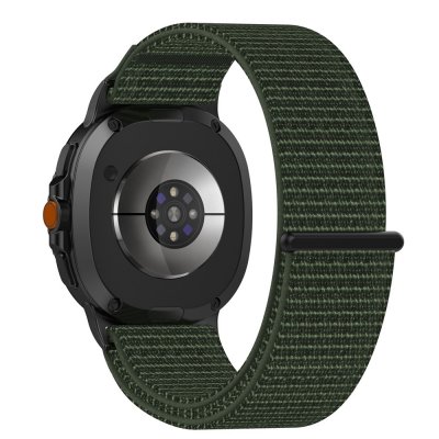 Nylonarmband Samsung Galaxy Watch 8 44mm Mörkgrön