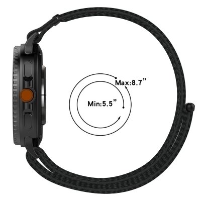Nylonarmband Samsung Galaxy Watch 8 44mm Mörkgrön
