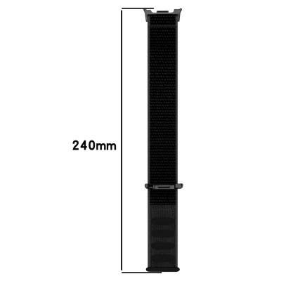 Nylonarmband Samsung Galaxy Watch 8 44mm Svart