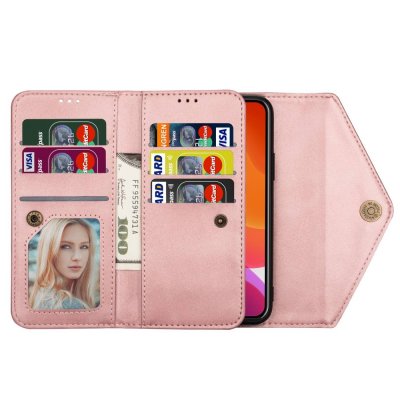 Köp Plånboksfodral iPhone 14 Roséguld Online
