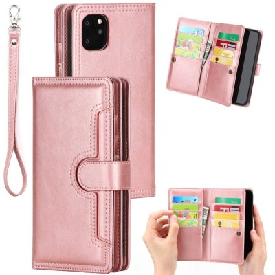 Köp Plånboksfodral Multi-Slot iPhone 14 Plus Rosèguld Online