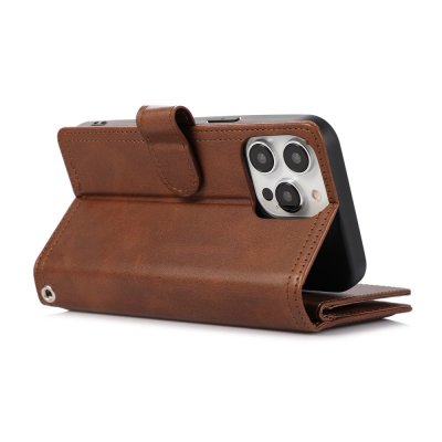 Köp Plånboksfodral Multi-Slot iPhone 15 Pro Max Brun Online