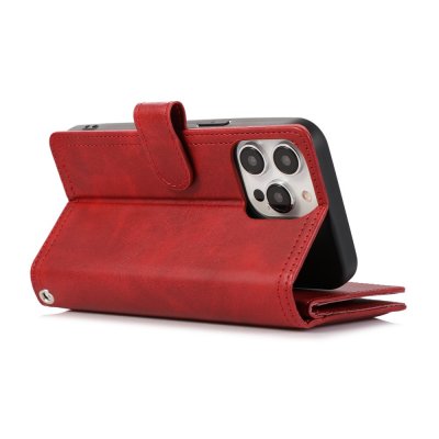Köp Plånboksfodral Multi-Slot iPhone 15 Pro Röd Online