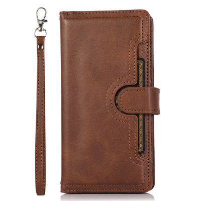 Plånboksfodral Multi-Slot iPhone 16 Brun