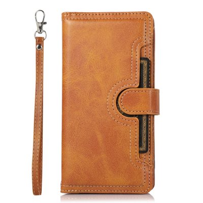 Plånboksfodral Multi-Slot iPhone 16 Cognac