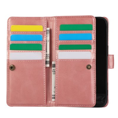 Plånboksfodral Multi-Slot iPhone 16 Roséguld